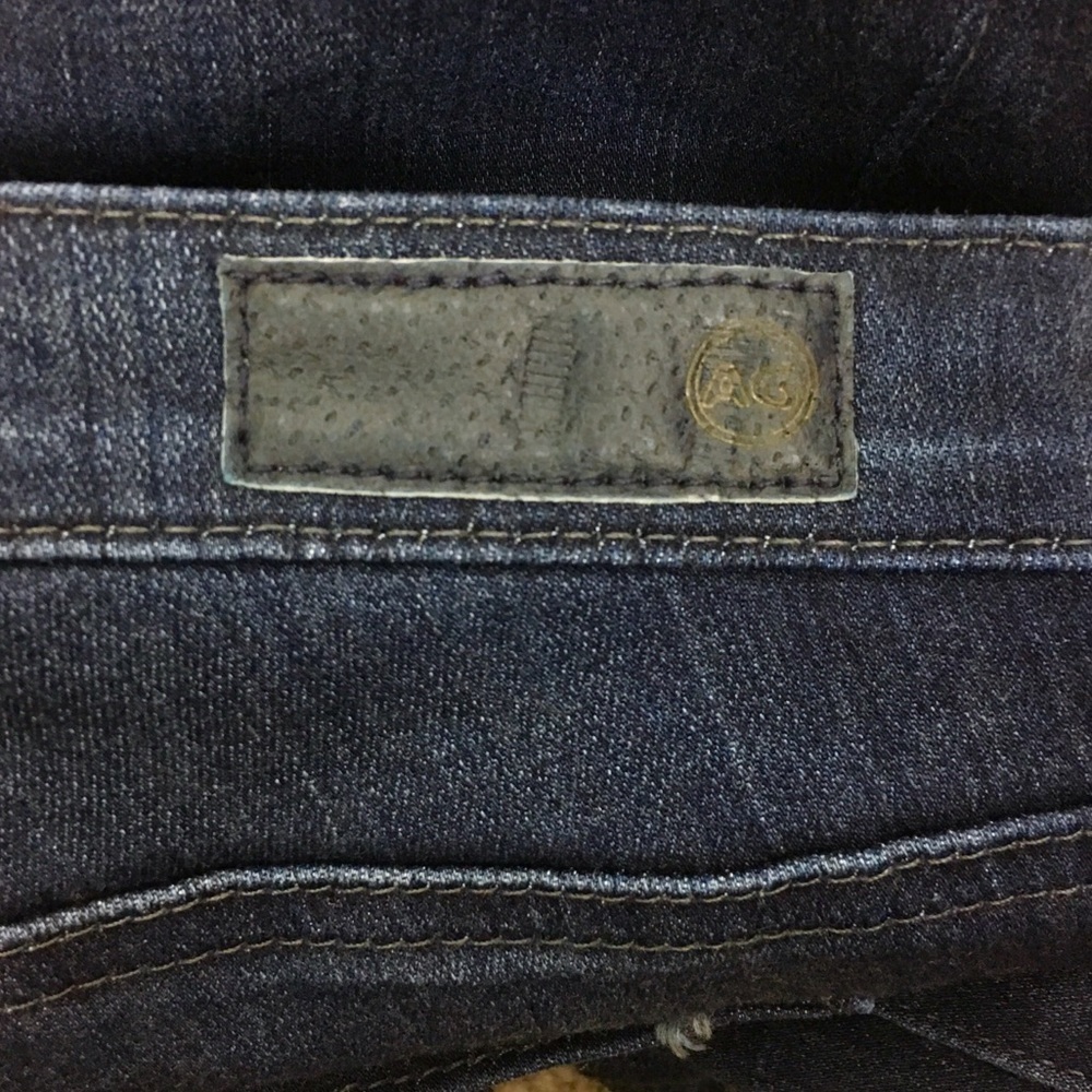 AG Adriano Goldschmied Jeans Legging Ankle Super Skinny Dark Stretch Denim 25R - Picture 9 of 11